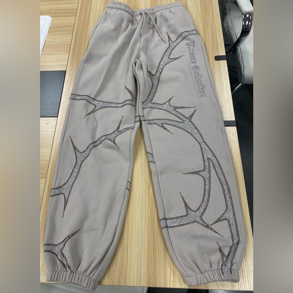 NAMED COLLECTIVE- UNISEX THORN RHINESTONE SWEATPANTS